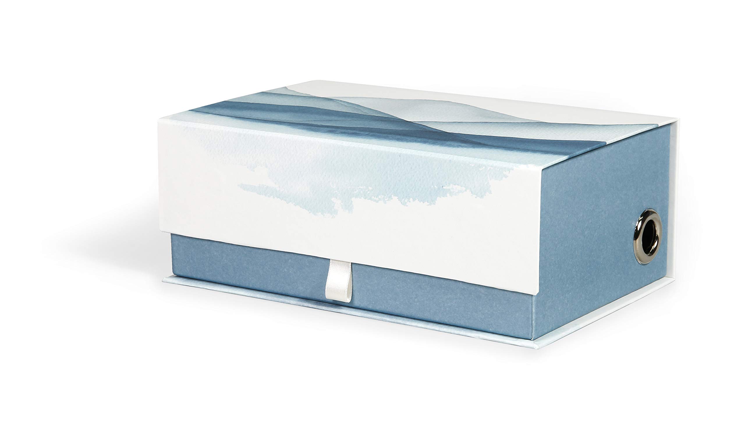 Clairefontaine 115653C - A Rectangular Multifunction Cardboard Storage Box - Home Office - Mountain/Nature Patterns - 29.8 x 17.8 x 10.8 cm - Fine Grain Paper - La Vie En Vosges Collection