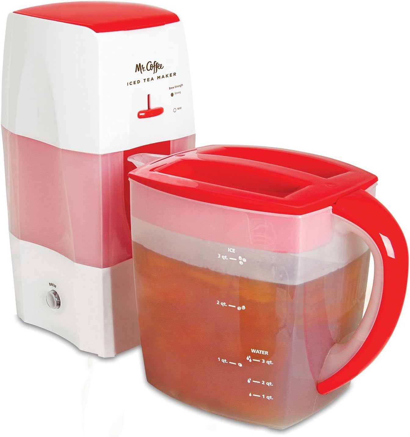 Mr. Coffee Fresh Tea Iced Tea Maker forCustombrew fresh iced tea, 3