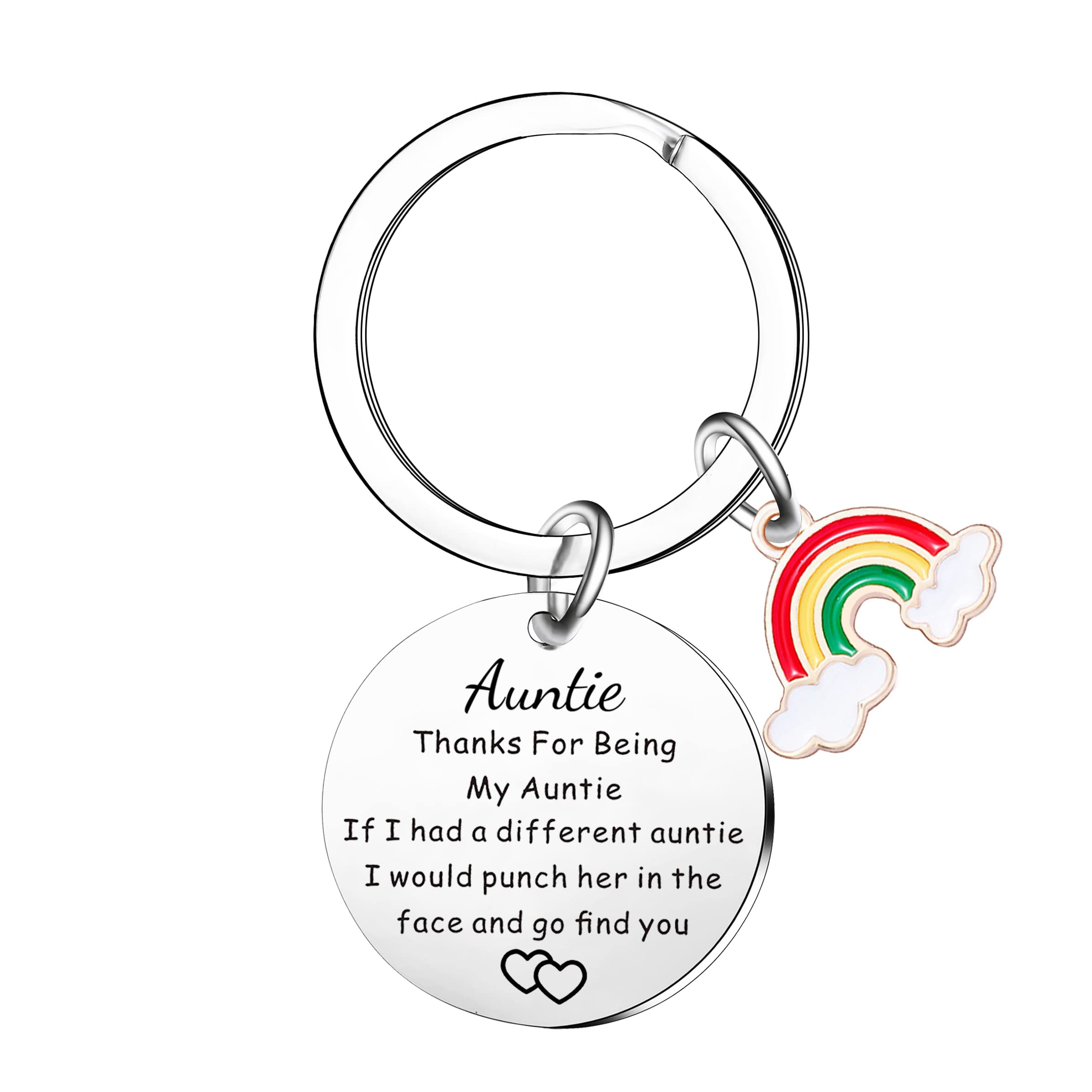 Auntie Gifts Mother’s Day Gifts For Aunties Birthday Gifts Christmas Gifts For Aunt From Niece Nephew Aunties Keyring Gift Thank You For Being My Auntie (Auntie Thanks For)