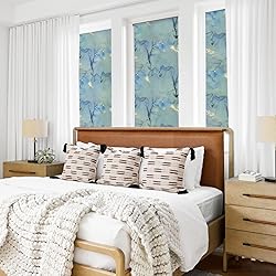DKTIE Marble Pattern Privacy Window Film with