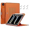 ZtotopCases for New iPad Pro 13 Inch Case 7th Gen M4(2024)/ Pro 12.9 Inch 6th/5th/4th Generation 2022/2021/2020, [6 Magnetic Stand Angles] Protective Cover with Pencil Holder, Auto Wake/Sleep, Orange