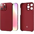 Latercase | Compatible with iPhone 16 Pro Max | Crimson | Durable iPhone 16 Pro Max Phone Case | 0.6mm Thin Aramid Fiber, 10 Grams, Precision Lasercut, Full Camera Protection, Nonslip Matte Finish
