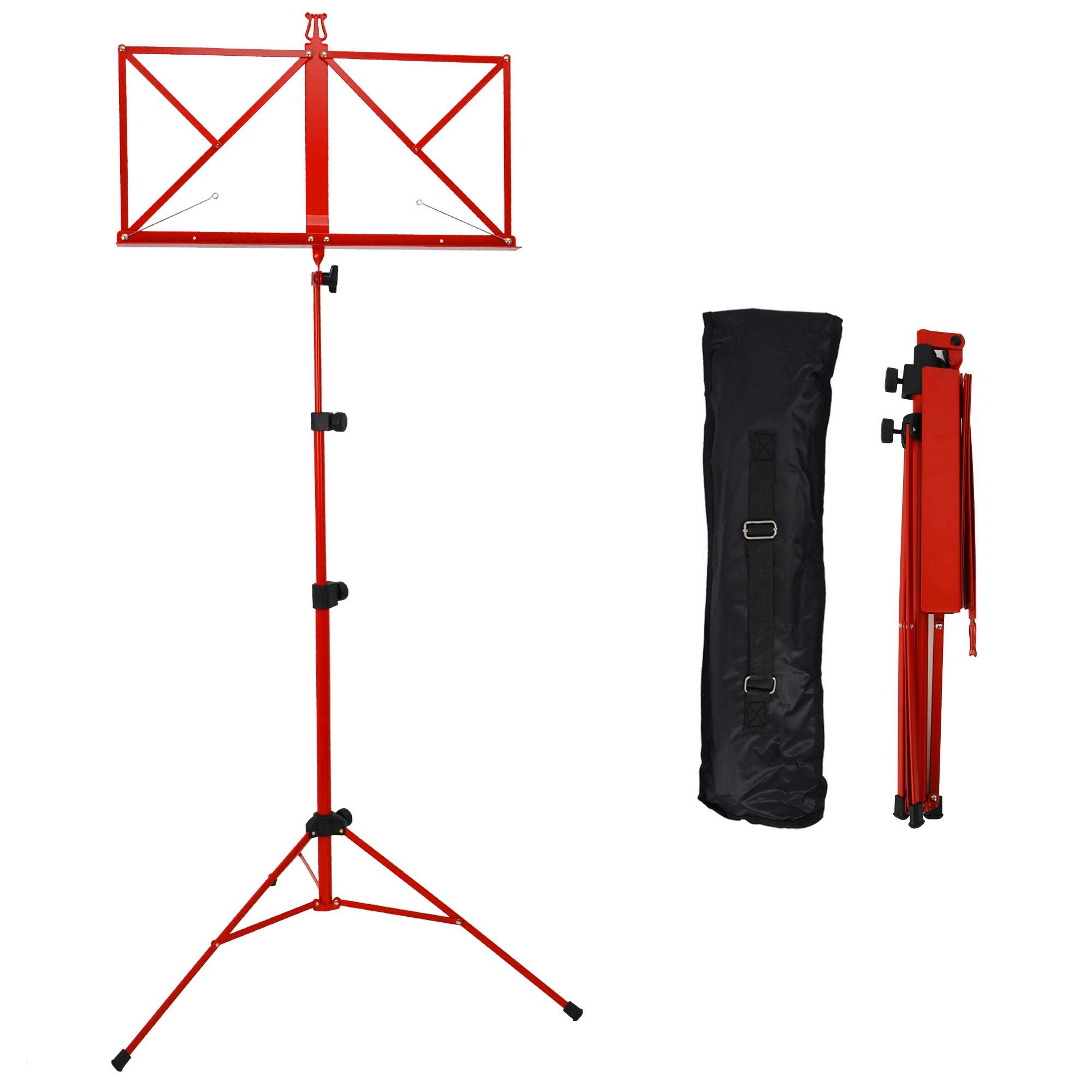 A-Star Rocket Folding Music Stand - Red