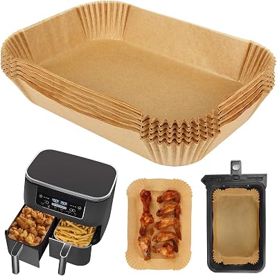 BYKITCHEN Disposable Air Fryer Liners for Ninja Dual Zone AF300UK/AF400UK