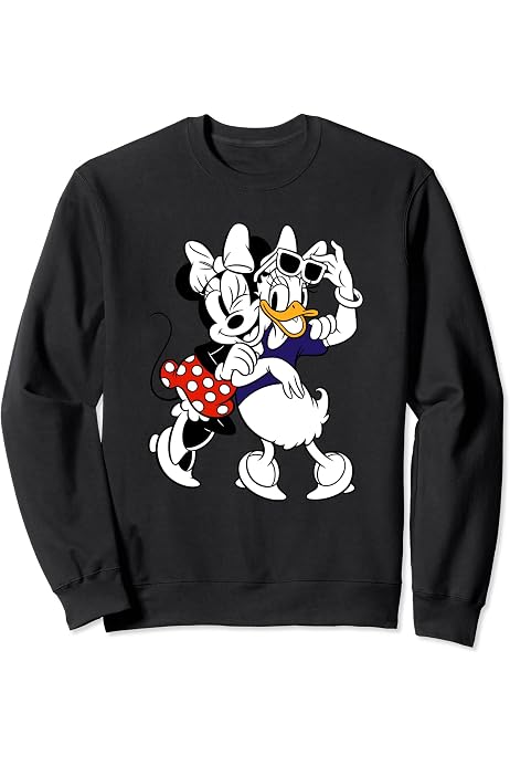 Amazon.com: Disney Minnie Mouse and Daisy Duck Best Friends Sweatshirt :  Clothing, Shoes u0026 Jewelry