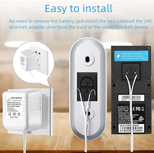 24v Transformer C-Wire Adapter for Smart Thermostat, Doorbell