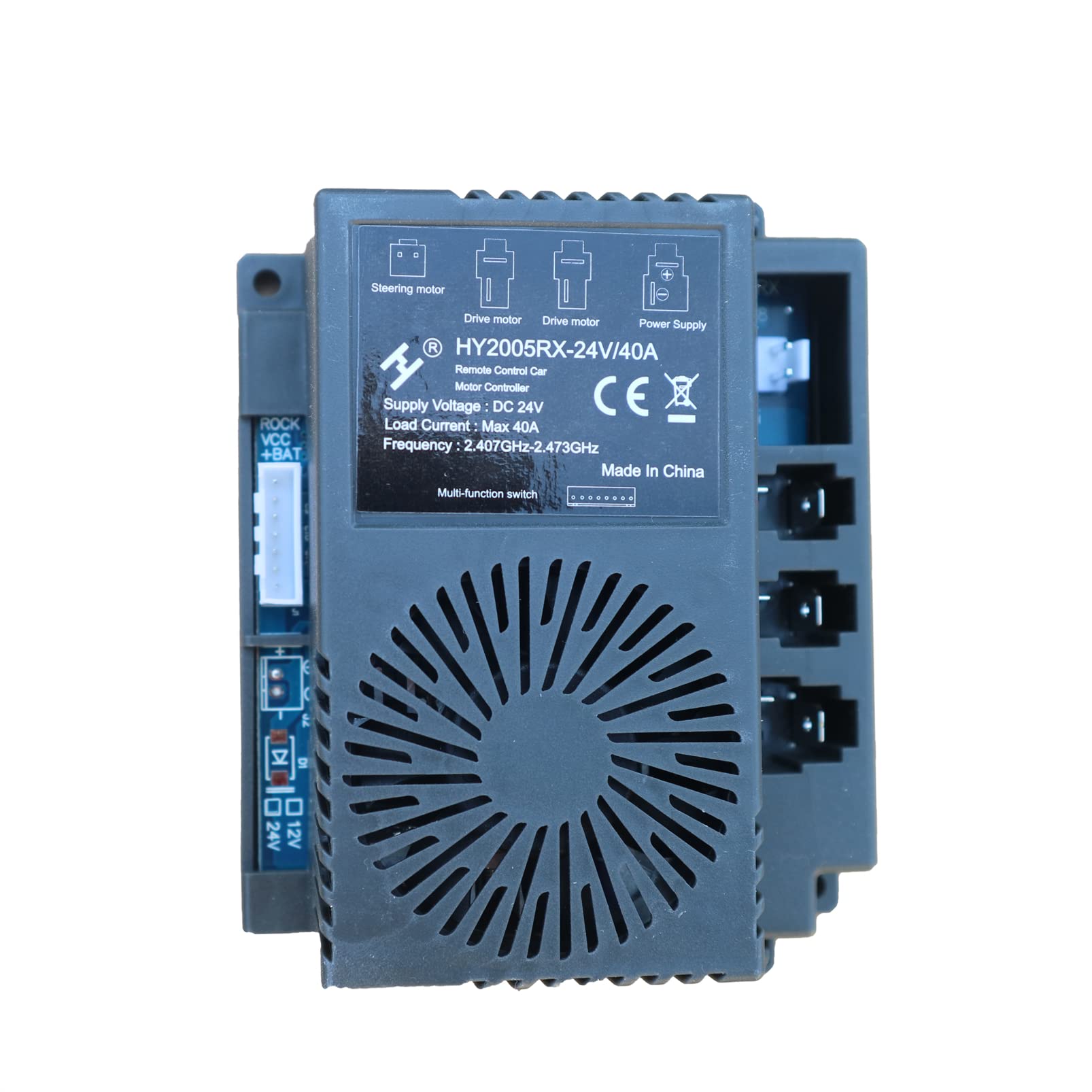 Photo 1 of HY2005RX-24V Control Box Receiver Match 2.4G Bluetooth Remote Control, Accessory Receive Controller Signal Install Children's Electric Ride on Kids Car Replacement Parts