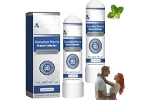MANUTOX Uncle Stiffy Nasal Inhaler, Uncle Stiffy Inhaler, Unclestiffy Stiffy Nasal Inhaler, Menstick Complex Mens Nasal Inhaler Stick, Male Prostate Care Inhaler (2 pcs)