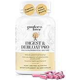 Goodness Lover Digest & Debloat Pro, Natural Digestive Enzymes Probiotics for Bloating Relief and Gas Relief, Probiotic Supplement for Women and Men, Vegan, Non-GMO, 90 Capsules