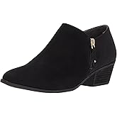 Dr. Scholl's Shoes womens Brief -Ankle Ankle Boot, Black Microfiber Suede, 6 US