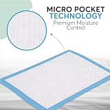 ViraCare 100x Incontinence Bed Pads 60x90cm with Adhesive Tabs 4x25 view 5