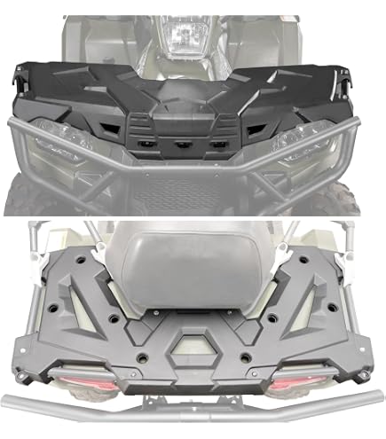 Front Storage Rack Rubber Latch, 2pcs Flexible Rubber Draw Latch with Stainless Steel Cage and Bracket Fit for Polaris Sportsman 450 570 850 Hawkeye Touring ETX 7081927