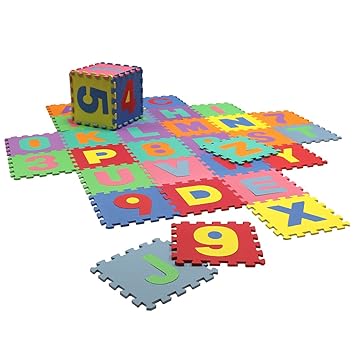 Spielmatte Puzzle Teppich für Kinder   Weicher EVA Schaumstoff 