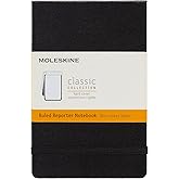 Moleskine Classic Notebook, Hard Cover, Pocket (3.5" x 5.5") Ruled/Lined, Black
