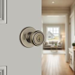 Kwikset Tylo Entry Door Knob with Lock and