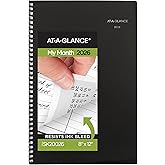 AT-A-GLANCE 2026 Planner, Monthly, 8" x 12", Large, DayMinder, Black (SK20026)