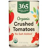 365 by Whole Foods Market, Organic Crushed Tomatoes, No Salt Added, 15 Ounce