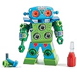 Educational Insights Design & Drill Robot Toy, 23 Piece Set, Kids Drill Sets, STEM Toys, Stocking Stuffer for Boys & Girls, A