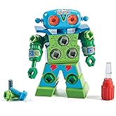 Educational Insights Design & Drill Robot - Construction Toys & Tools for Kids, Robot Toy Building Sets, Kids' Tool Set with Working Screwdriver, Take Apart STEM Set, Gifts for Boys & Girls Ages 3+