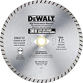 DEWALT Diamond Blade for Masonry, High Performance, 7-Inch (DW4712B)