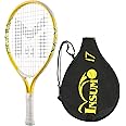 INSUM 17-25 inches Kids Tennis Racket for Aged 2-10 Boys & Girls | Multi-Color & Size Tennis Racquet for Beginner Junior with Shoulder Bag Easy Carry