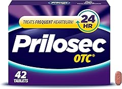 Prilosec OTC, Omeprazole Delayed Release 20mg, Acid Reducer, Treats Frequent Heartburn for 24 Hour Relief, All Day, All Night