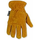 Custom Leathercraft2056L Split Cowhide Winter Gloves, Large
