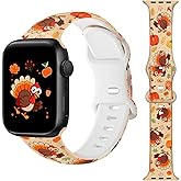Christmas Halloween Apple Watch Band Compatible with Apple Watch Band 38mm 40mm 41mm 42mm 44mm 45mm 49mm 46mm, Holiday Replacement Strap Band for iWatch Series 10 9 Ultra 8 7 6 5 4 3 2 1 SE