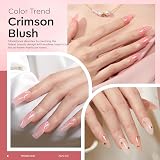 Modelones 8-in-1 Builder Nail Gel 6 Colors Pink Clear 7ml each view 2