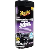 Meguiar's Quik Interior Detailer Wipes - This Non-Greasy Formula Cleans and Protects All Interior Surfaces - All Surface Car Wipes with UV Protection,Car Interior Cleaning, 30 Count