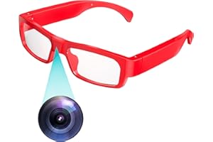 Spy Camera Smart Glasses Hidden Camera 1080P HD Fashionable Secret Camera Video Recording for Outdoor Sport Office Meeting Cl