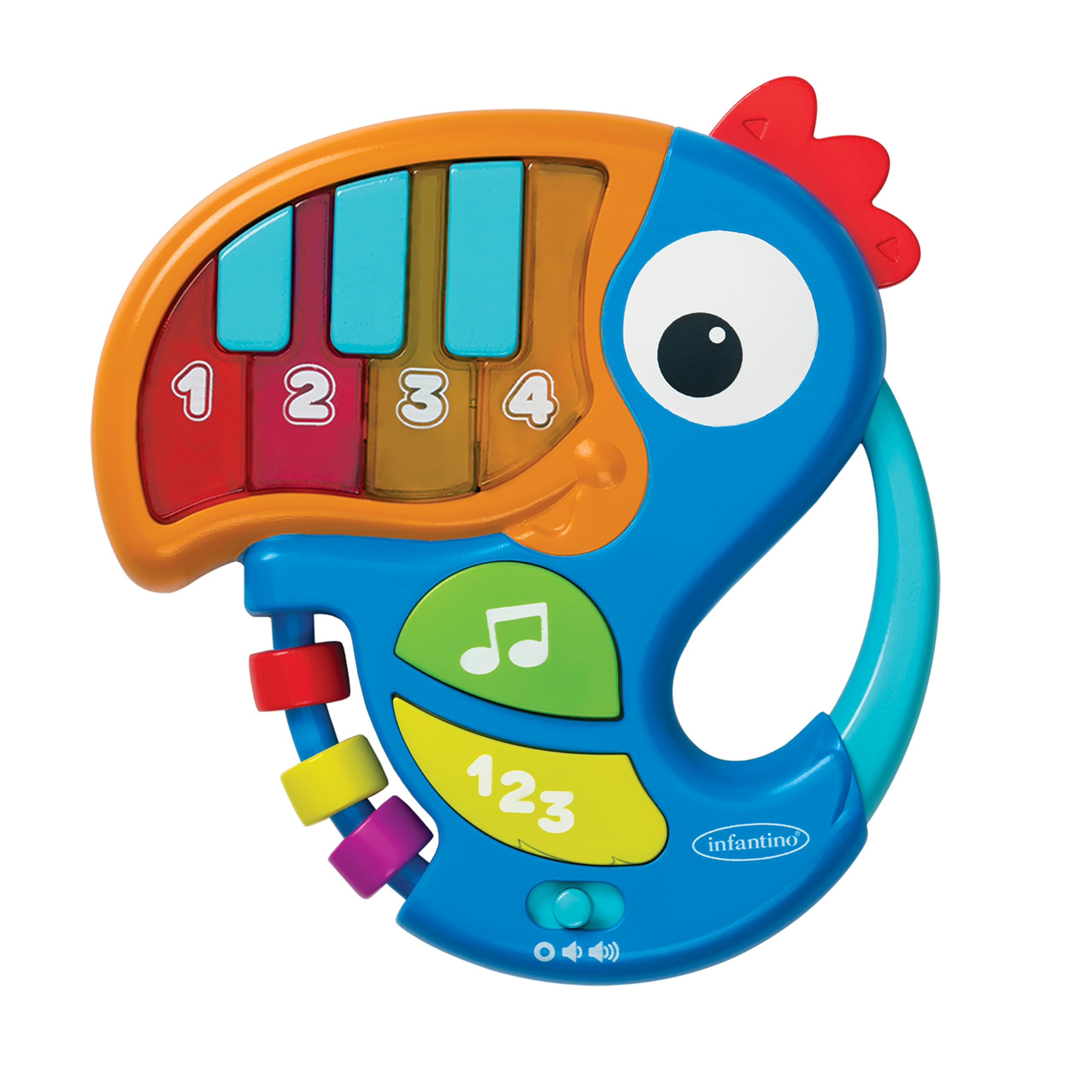 Photo 1 of Infantino Piano & Numbers Learning Toucan - with Light-up Piano Keys and Numbers, Songs, Words, Phrases and Sound Effects, Easy to Grasp and Handle, for Babies and Toddlers