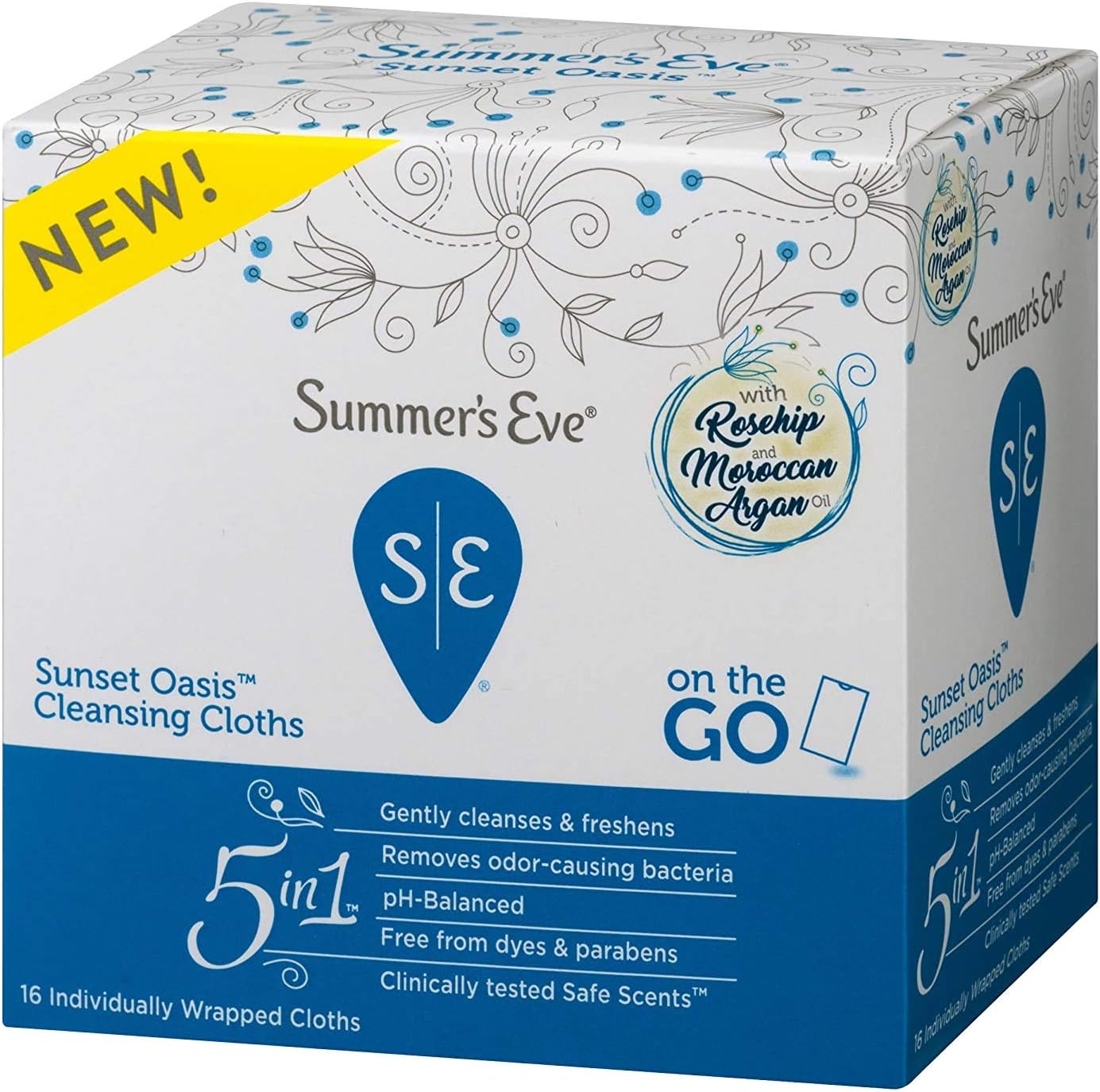 Summer's Eve Summer's Eve Sunset Oasis Cleansing Cloth - 16ea, 16count: Beauty