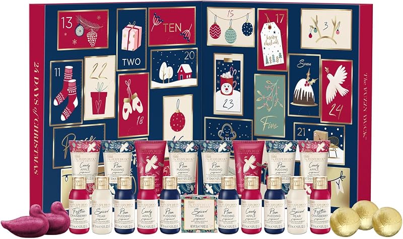 Baylis & Harding Fuzzy Duck Winter Wonderland 24 Day Advent Calendar Gift Set