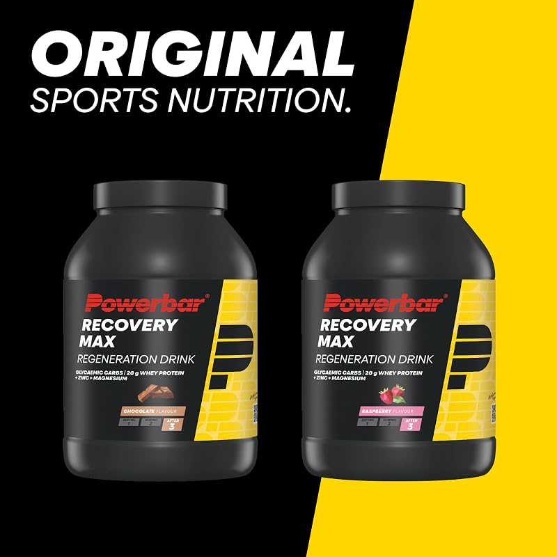 - Recovery Max - Chocolate - 1144g - Regenerations Whey Drink mit Kohlenhydraten, Magnesium&Zink