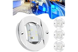 PSEQT LED Marine Boat Deck Lights, Stern Courtesy Interior Pontoon Anchor Light Waterproof for boats Night Fishing Kayak Yacht Duck John Boat