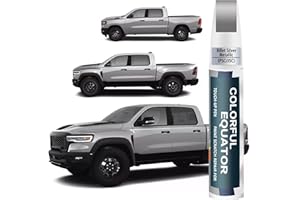 SNSIR Billet Silver Metallic(PSC/JSC) Touch Up Paint Compatible with Dodge Ram, Car Paint Pen Scratch Repair Two-In-One Touch Up Paint, Premium Car Scratch Remover for Deep Scratches