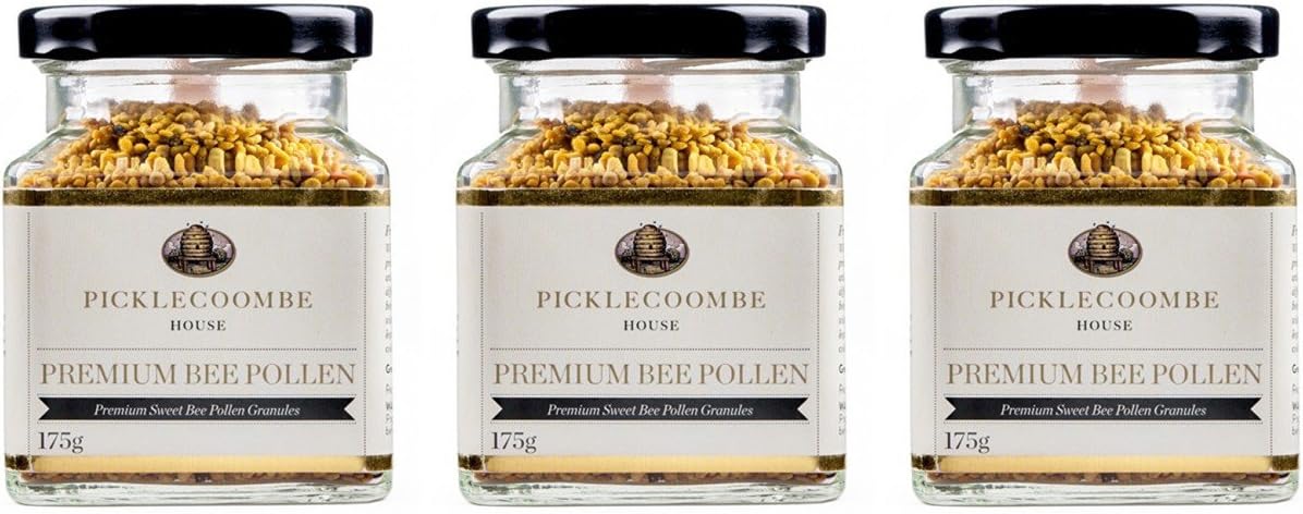 (3 Pack) - Picklecoombe House - Premium Bee Pollen | 175g | 3 Pack Bundle