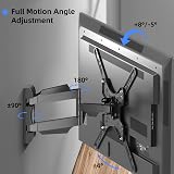 Suptek 55 inch TV Wall Mount Full Motion Swivel Tilt Extend 32-55" VESA 400x400 view 2