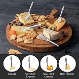 BOSKA Cheese Knives Copenhagen Set - 4 Stainless Steel Cutlery Knives view 3