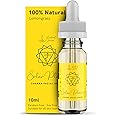 Solar Plexus Chakra Facial Serum Essential Oil Blend, Natural & Organic Moisturizing Serum for Face with Sunflower, Argan, Apricot, Lemongrass Oils for Spiritual Journey, Peace, Deeper Connection