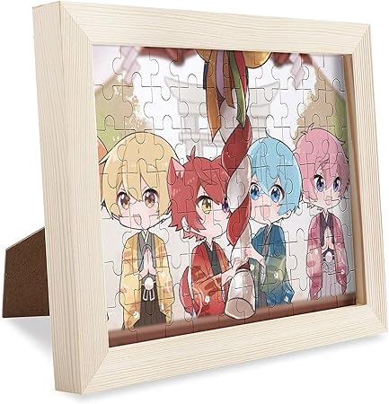 Amazon ジグソーフォトフレーム すとぷり 大人の子供の教育ジグソーパズル 寮の部屋のテーブルの装飾木製のフォトフレームのパズルの装飾 手作りのアートワーク家族のレジャーとエンターテイメントギフトの贈与 フォトフレーム 通販