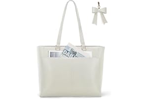 RAINSMORE Laptop Bags for Women 15.6 inch Work Bag Women Tote Bags Large Waterproof Teacher Bag for Work University Commuting