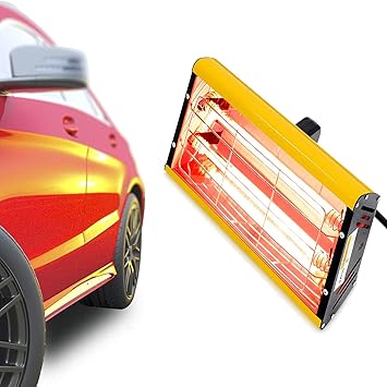 Amazon Co Jp 赤外線ヒーターハンドヘルドヒートランプ車体スプレーブース 塗装ブース硬化乾燥車修理用ポータブル電源00w 110v 50 60hz Diy 工具 ガーデン