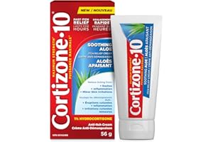 Cortizone-10 Soothing Aloe Itch Relief Cream, Maximum Strength 1% Hydrocortisone, Fast-Acting, Anti-Itch Cream, for Bug Bites