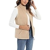 Xeoxarel Women's Fleece Vest with 6 Pockets (XS-2XL)