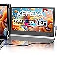 KEFEYA Laptop Screen Extender, 12.1" FHD 1080P IPS Portable Dual Monitor for Laptop, Laptop Monitor Extender Compatible with Windows, Chrome & Mac, Fits 13-16 Inch Laptops