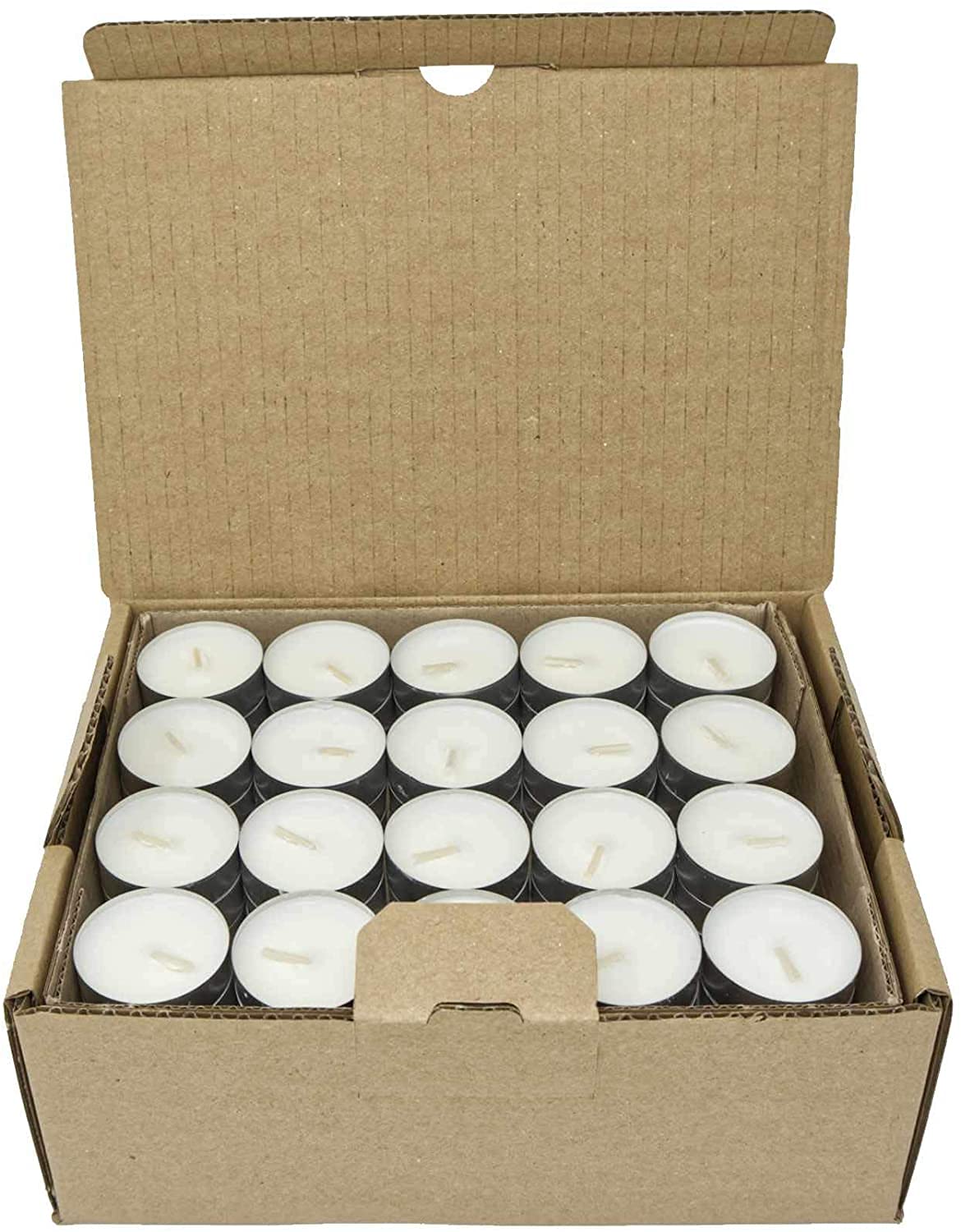 Coraz Home - Pack of 120 Natural Citronella Tealights – 4-Hour Burn Time Each Candle – 100% Vegetable Wax Blend – Aluminium Cups – Mosquito & Insect Repellent – Paraffin & Plastic Free