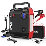 Portable Jump Starter with Air Compressor, UTRAI Jstar 5 150 PSI 2000A 24000mAh(8L Gas 7.5L Diesel Engine) 12V Battery Jump P