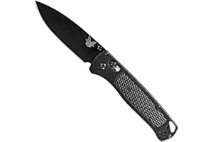 Benchmade - Bugout Outdoor EDC Folding Knife, Slim, Lightweight, Drop-Point Blade, Carbon Fiber (535BK-2)